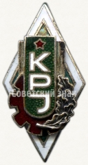 АВЕРС: Знак «За окончание Каунасского политехнического институт Литовской ССР (KPJ)» № 6234а