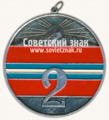 Медаль «2 место. Спорт. Киргизская ССР»
