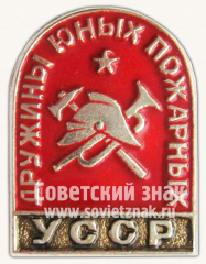 АВЕРС: Знак «Дружины юных пожарных (ДЮП) УССР» № 10652а
