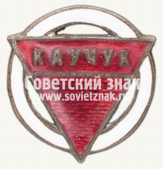 АВЕРС: Знак «Членский знак ДСО «Каучук»» № 12367а