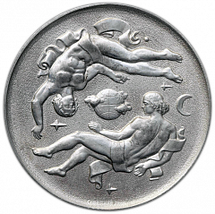 Настольная медаль ««Apollo» - «Союз», «Soyuz» - «Аполлон»»