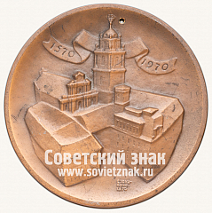 РЕВЕРС: Настольная медаль «400-летия Вильнюсского государственного университета» № 12845а