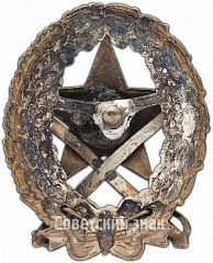 РЕВЕРС: Знак командира кавалерийских частей Рабоче-Крестьянской Красной Армии № 4428а