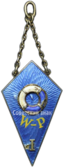 Призовой жетон первенства Ленинграда по плаванию. 1929