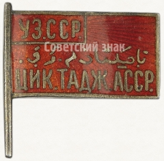 Знак депутата 1-го созыва ЦИК (Центральный исполнительный комитет) Таджикской АССР