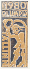 Знак «Tallinn Olympia 1980. Летние Олимпийские игры в Таллине. 1980»