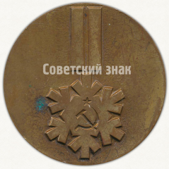Настольная медаль «Всесоюзные зимние юношеские спортивные игры. 1988»