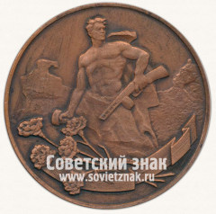 АВЕРС: Настольная медаль «Героям Сталинградской битвы. Сталинград» № 12979а