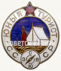 АВЕРС: Знак «Юный турист СССР» № 4560б