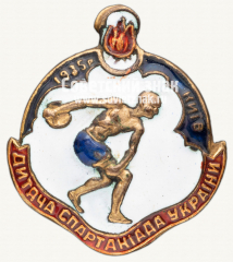 Знак «Детская спартакиада Украины. 1935. Киев»