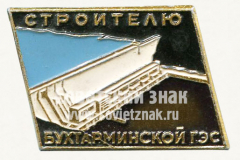 АВЕРС: Знак «Строителю Бухтарминской ГЭС» № 10028а