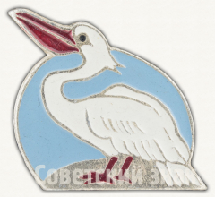 Знак с изображением пеликана