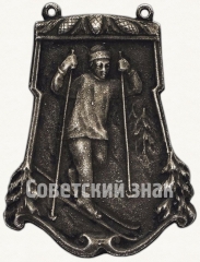 Жетон «Призовой жетон за соревнование по лыжам»