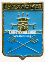 АВЕРС: Знак «Город Чухлома. Костромская губерния. Тип 2» № 17243а