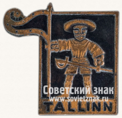 АВЕРС: Знак «Город Таллин. Флюгер «Старый Томас». Тип 2» № 11996а