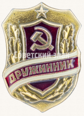 АВЕРС: Знак «Дружинник. Тип 5» № 9371а