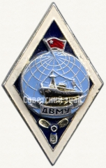 АВЕРС: Знак «За окончание Дальневосточного мореходного училища (ДВМУ). Тип 2» № 6329а