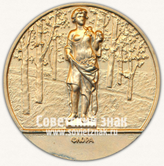 АВЕРС: Настольная медаль «Скульптура Летнего сада. Флора» № 2298б