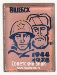 Знак «30 лет освобождению Витебска»