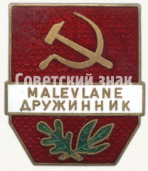 АВЕРС: Знак «Дружинник (Malevlane)» № 8469а