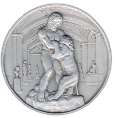 Настольная медаль «Государственный Эрмитаж. Отдел истории культуры и искусства античного мира»