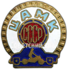 АВЕРС: Знак «Центральный автомотоклуб СССР (ЦАМК СССР)» № 4744а