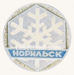 Знак «Город Норильск. Тип 3»