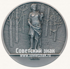 АВЕРС: Настольная медаль «Скульптура Летнего сада. Флора» № 2298в