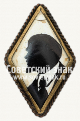 АВЕРС: Знак с изображением В.И. Ленина № 12534а
