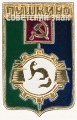 Знак «Город Пушкино»