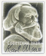 АВЕРС: Знак «Карл Маркс. Тип 2» № 7663а