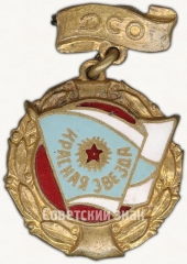 АВЕРС: Знак «Членский знак ДСО «Красная звезда». Тип 2» № 5304а