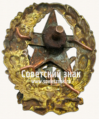 РЕВЕРС: Знак военнослужащего кавелерийских войск РККА. Тип 2 № 17147а