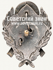 РЕВЕРС: Знак «За стрельбу НКВД-НКРКИ» № 12523а
