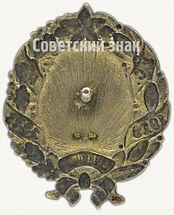 РЕВЕРС: Знак в память 6-й годовщины рабоче-крестьянской милиции (РКМ) Украинской ССР № 8698а
