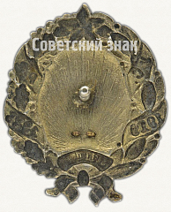 РЕВЕРС: Знак в память 6-й годовщины рабоче-крестьянской милиции (РКМ) Украинской ССР № 8698а
