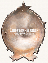 РЕВЕРС: Знак «10 лет РКМ (Рабоче-крестьянская милиция) Грузинской ССР» № 3427г