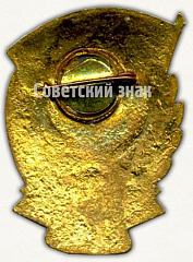 РЕВЕРС: Знак «25 лет Рязанский электровакуумный завод (РЭВЗ). 1933-1958» № 9594а