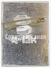 РЕВЕРС: Знак с изображением Максима Горького № 7670а