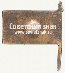 РЕВЕРС: Знак в виде флажка с надписью «РСФСР» № 12542а