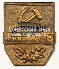 РЕВЕРС: Знак «Дружинник. Тип 3» № 10009а