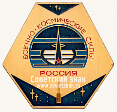 РЕВЕРС: Космический вымпел «Военно-космические силы Россия» № 13519а
