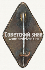 РЕВЕРС: Знак с изображением В.И. Ленина № 12534а