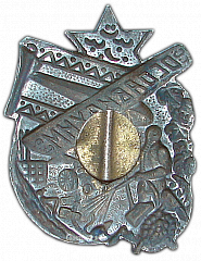 РЕВЕРС: Знак «ОСОАВИАХИМ Туркменской ССР» № 230а