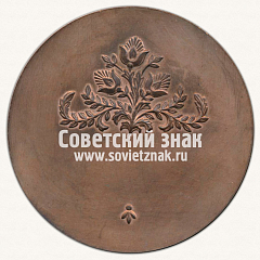 РЕВЕРС: Настольная медаль «Запорожский областной краеведческий музей» № 12951а