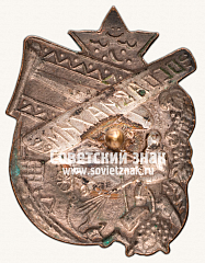 РЕВЕРС: Знак «ОСОАВИАХИМ Туркменской ССР» № 230б