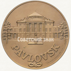РЕВЕРС: Настольная медаль «Павловск. Санкт-петербургский международный кинофестиваль. 1993» № 6570а