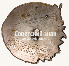 РЕВЕРС: Знак «10-лет Комитетов неимущих крестьян» № 17638а