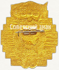 РЕВЕРС: Знак «60 лет СССР (1922-1982). Тип 2» № 7257а