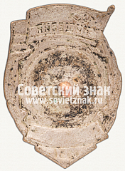 РЕВЕРС: Знак «Чемпион первенства ДСО «Пищевик» по гребле. 1951» № 12236а
